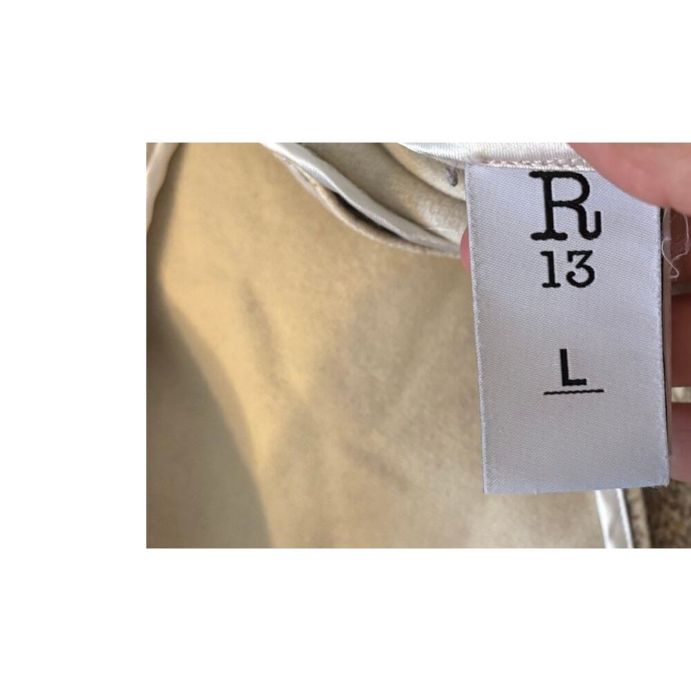 R13 Oversized Ragged Blazer Wool Large $1,795 retail - Picture 7 of 8